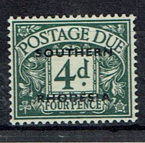 Image of Southern Rhodesia/Zimbabwe SG D6 LMM British Commonwealth Stamp